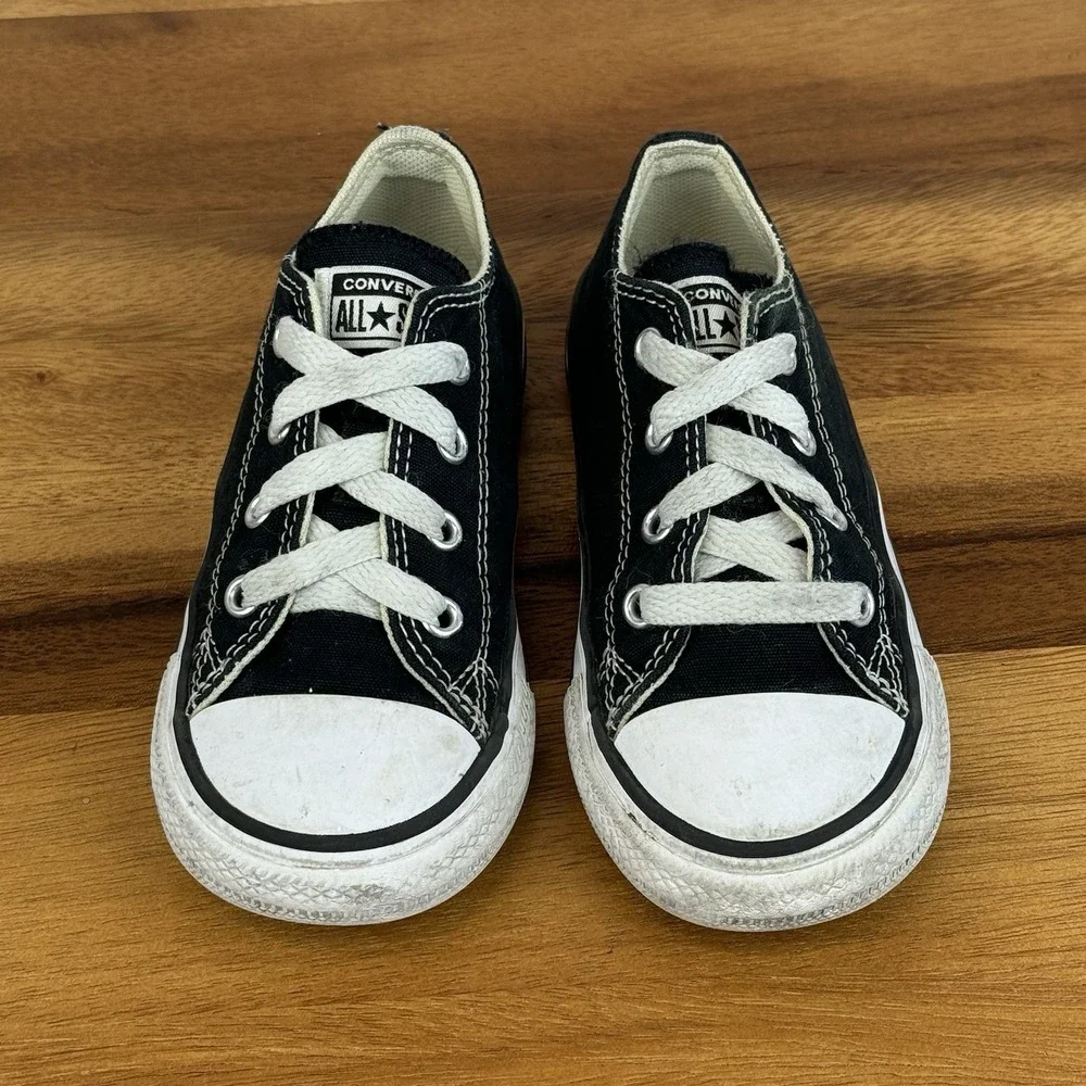 Little Kids Converse Chuck Taylor All Star Black Casual Low‎ Sneakers Size 8 C